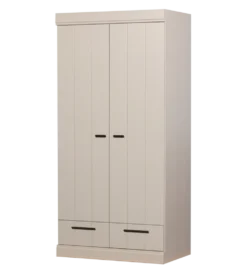 Szafa DRAWER 195 x 94 cm drewno sosna dust