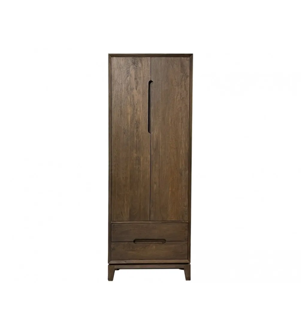 Szafa KORTE 75 cm drewno mango brąz