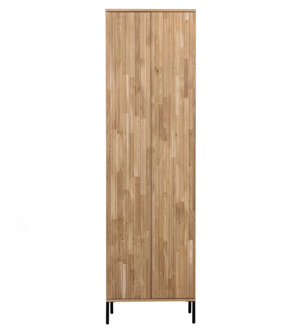 Szafa NEW GRAVURE 210 cm drewno dębu naturalna