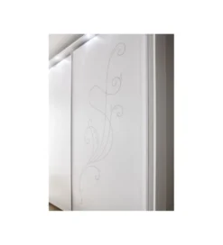 Szafa NIVEA 243 Cm X 230 Cm Biała Z Ozdobnym Nadrukiem