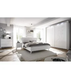 Szafa NIVEA 243 Cm X 230 Cm Biała Z Ozdobnym Nadrukiem