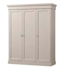 Szafa OLIVIA 212 cm drewno sosna szara