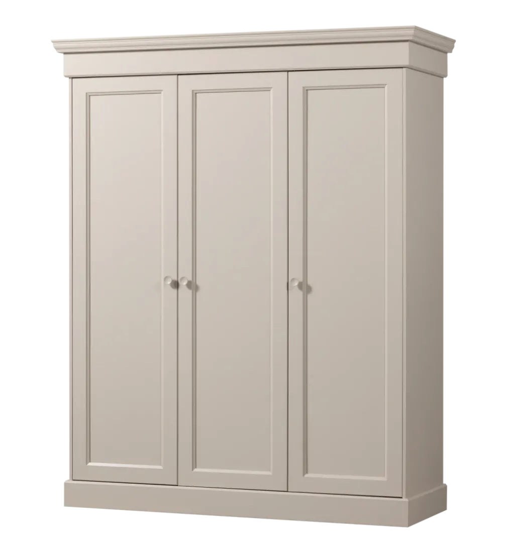 Szafa OLIVIA 212 cm drewno sosna szara