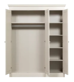 Szafa OLIVIA 212 cm drewno sosna szara