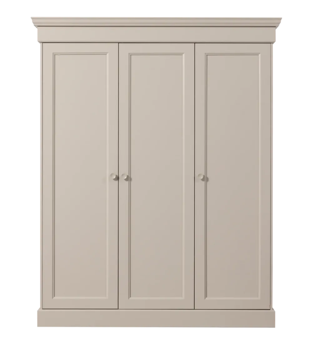 Szafa OLIVIA 212 cm drewno sosna szara