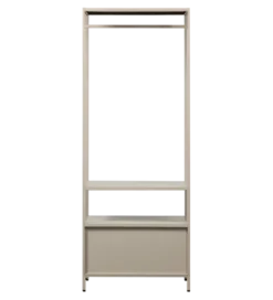 Szafa otwarta FERRIS 185 x 70 cm piaskowa