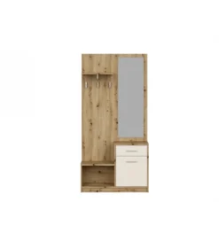 Szafa PERGO 90 cm naturalna biała