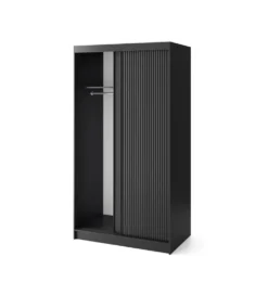 Szafa przesuwna PRESCCO II 220 cm czarna