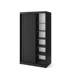 Szafa przesuwna PRESCCO II 220 cm czarna