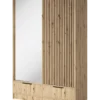 Szafa przesuwna VOODI II 120 cm z lustrem kolor dąb artisan