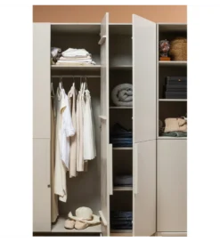 Szafa PURE 215 x 142 cm drewno sosny dust