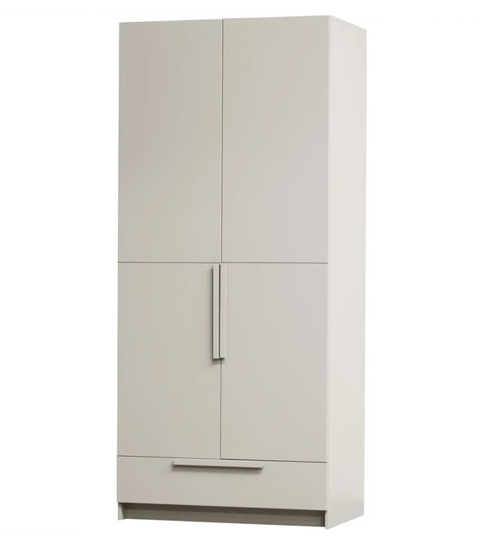 Szafa PURE 215 x 95 cm drewno sosny dust
