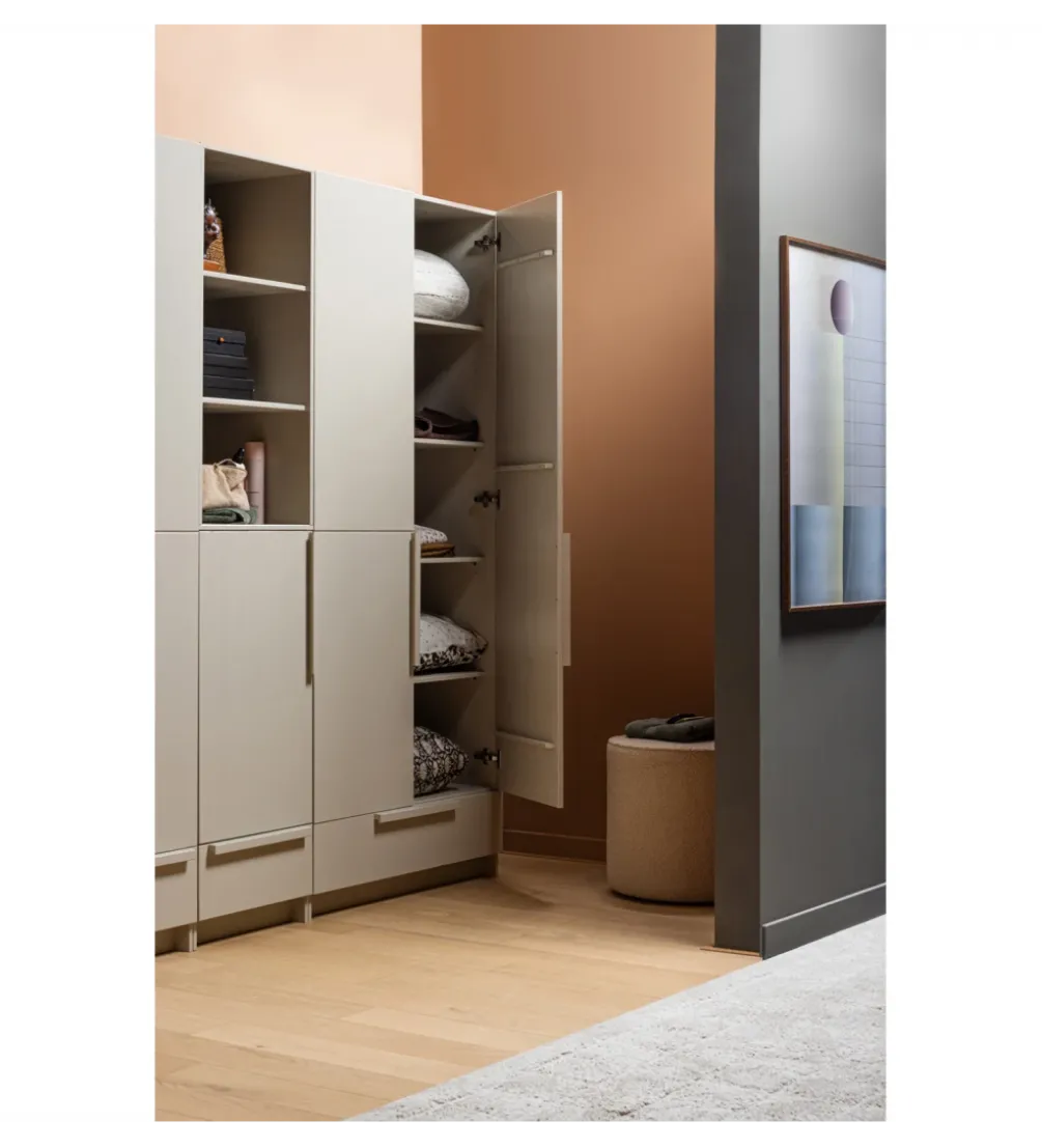 Szafa PURE 215 x 95 cm drewno sosny dust