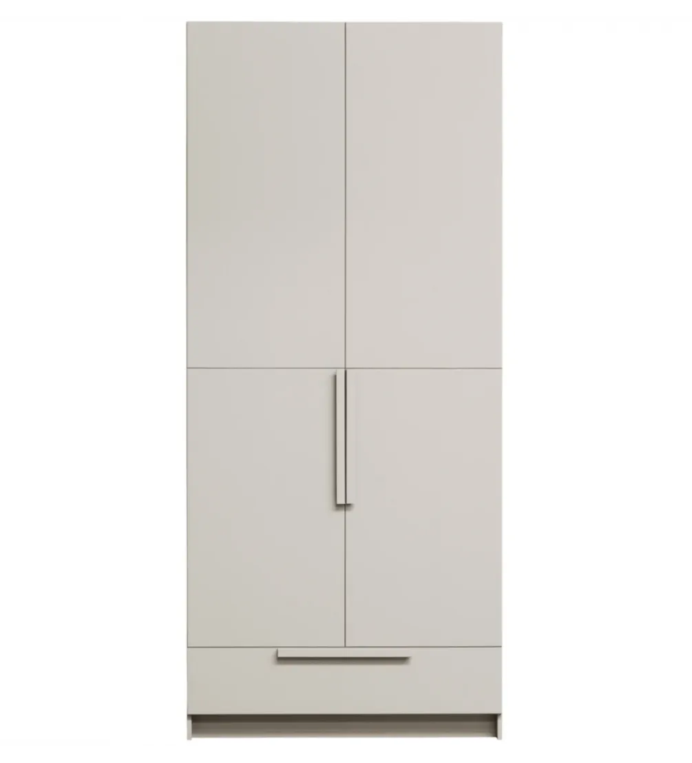 Szafa PURE 215 x 95 cm drewno sosny dust