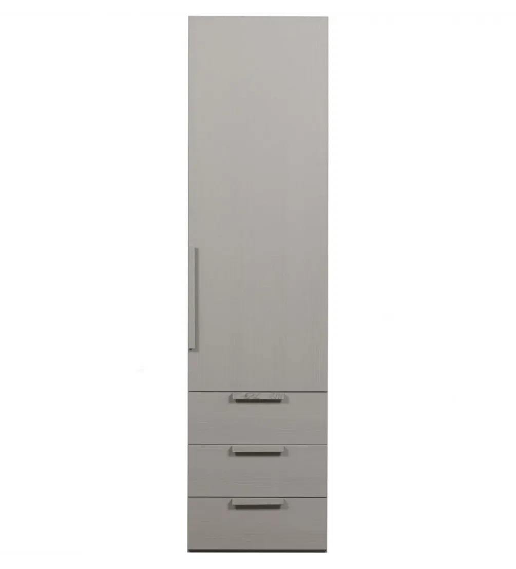 Szafa RENS 55 cm dekor orzechowy szara