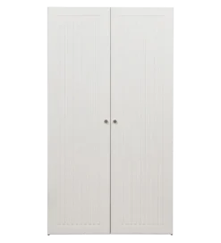 Szafa SIPKE 210 cm drewno sosny biała