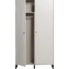 Szafa XINA 202 cm zimny szary