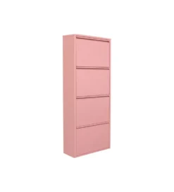 Szafka na buty CARUSO 136 cm różowa