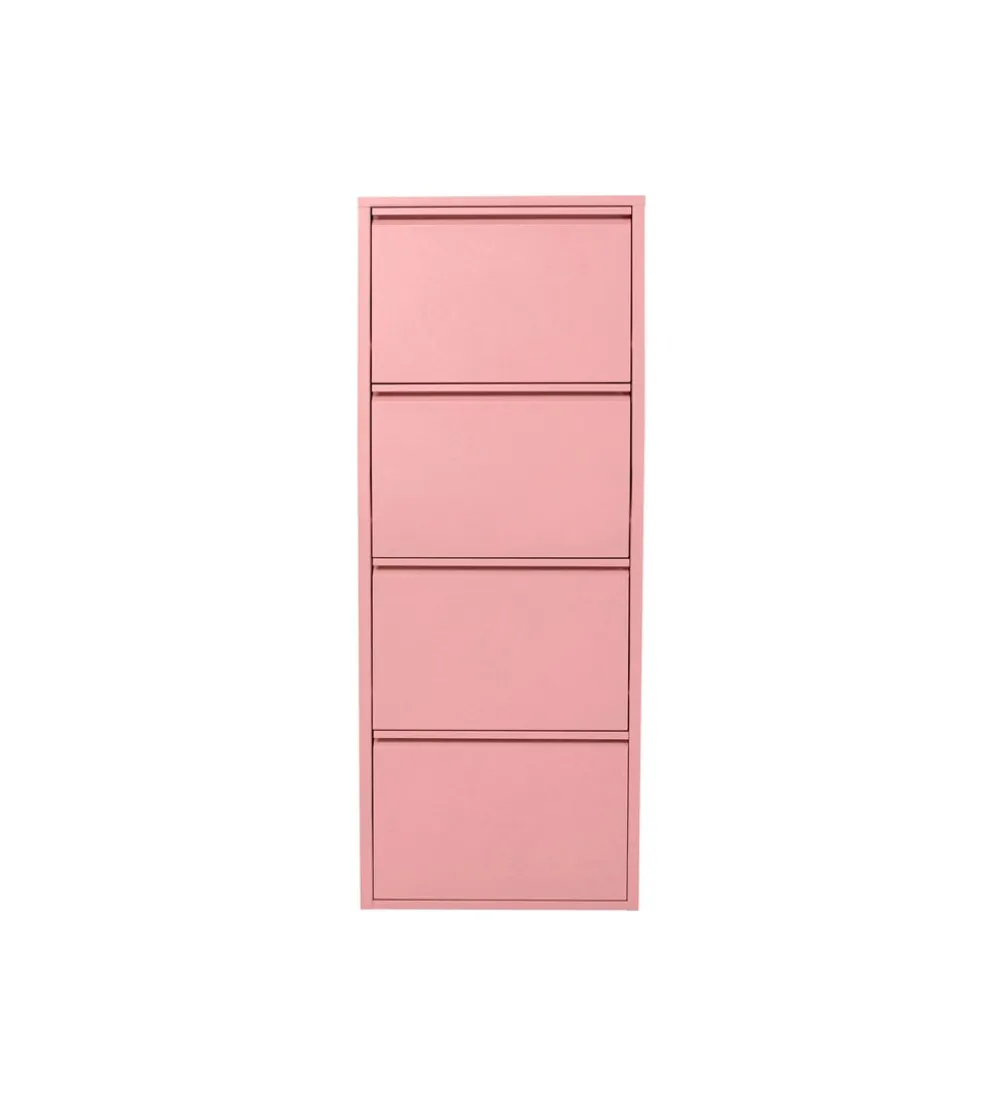 Szafka na buty CARUSO 136 cm różowa