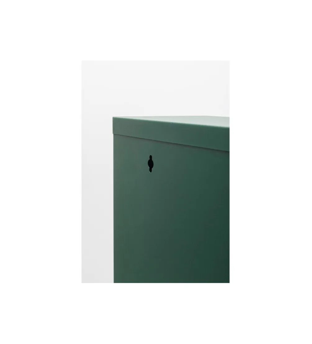Szafka na buty CARUSO 119 cm zielona