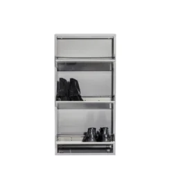 Szafka na buty CARUSO 103 cm srebrna