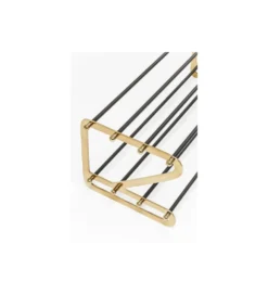Szafka na buty WALK BIG 84 cm czarno - złoty