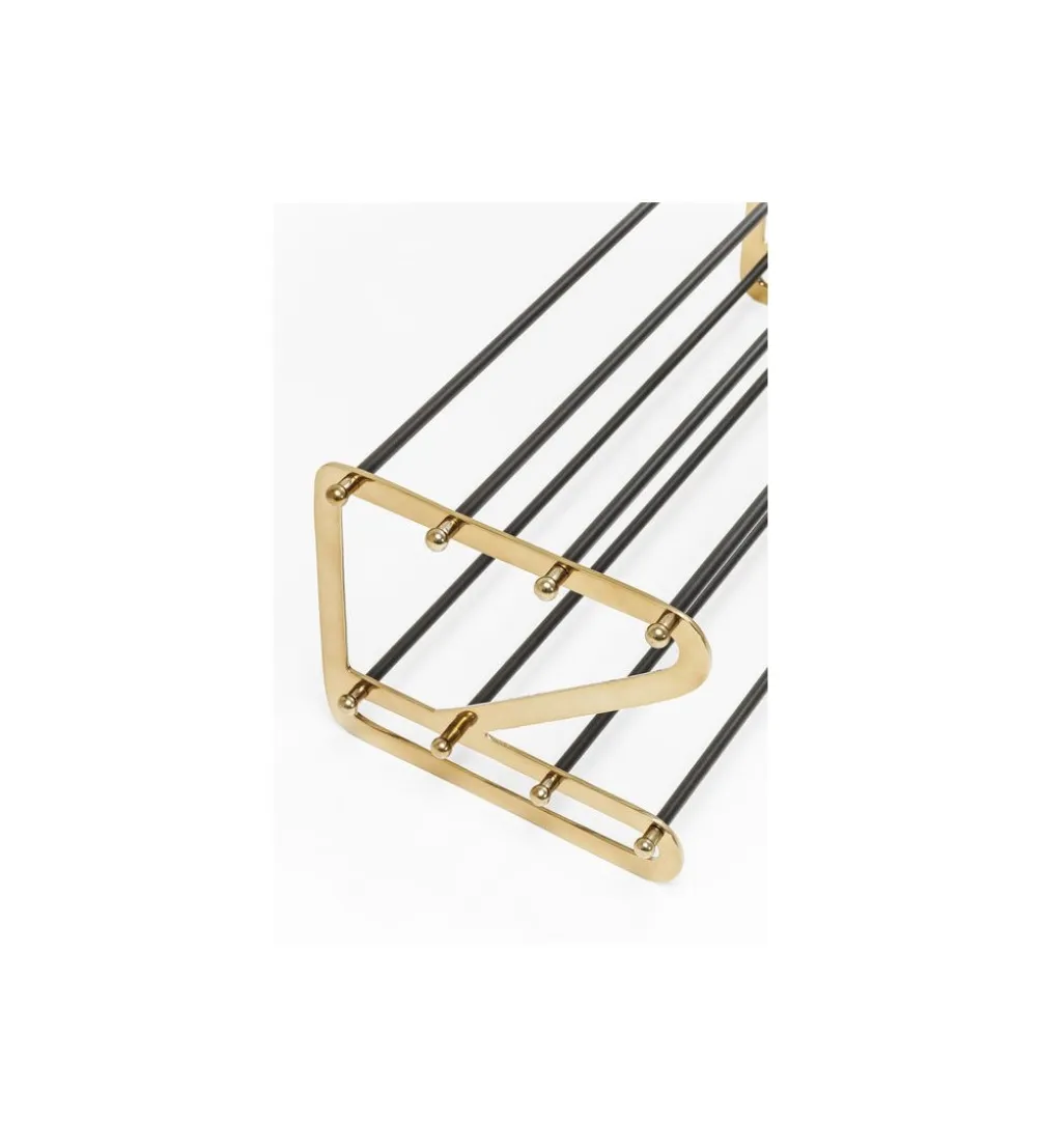 Szafka na buty WALK BIG 84 cm czarno - złoty
