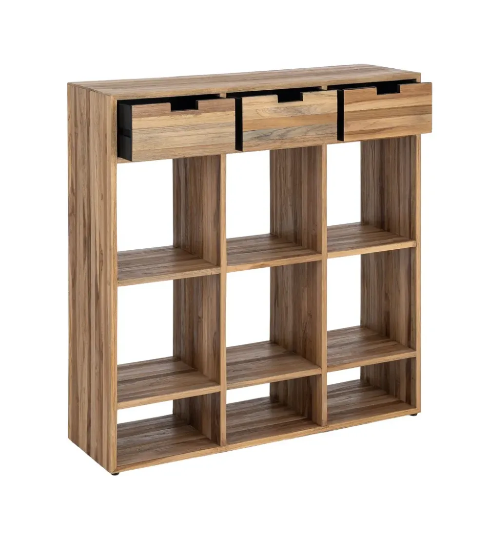 Szafka KURAN 96 cm drewno teak naturalny