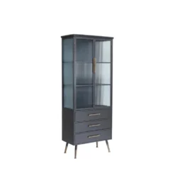 Szafka LA GOMERA wysoka 180 cm antracytowy