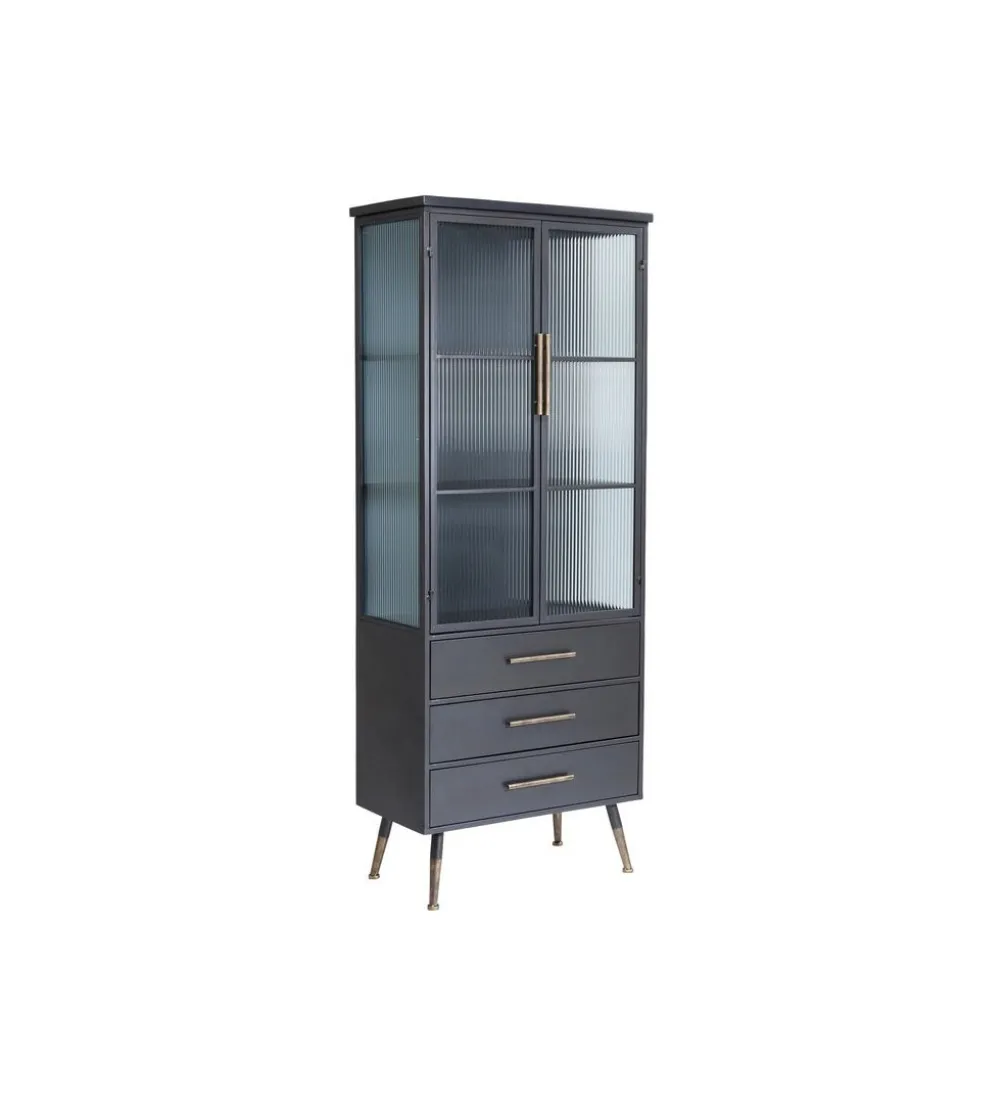 Szafka LA GOMERA wysoka 180 cm antracytowy