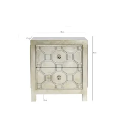 Szafka nocna Alhambra 58 cm złota