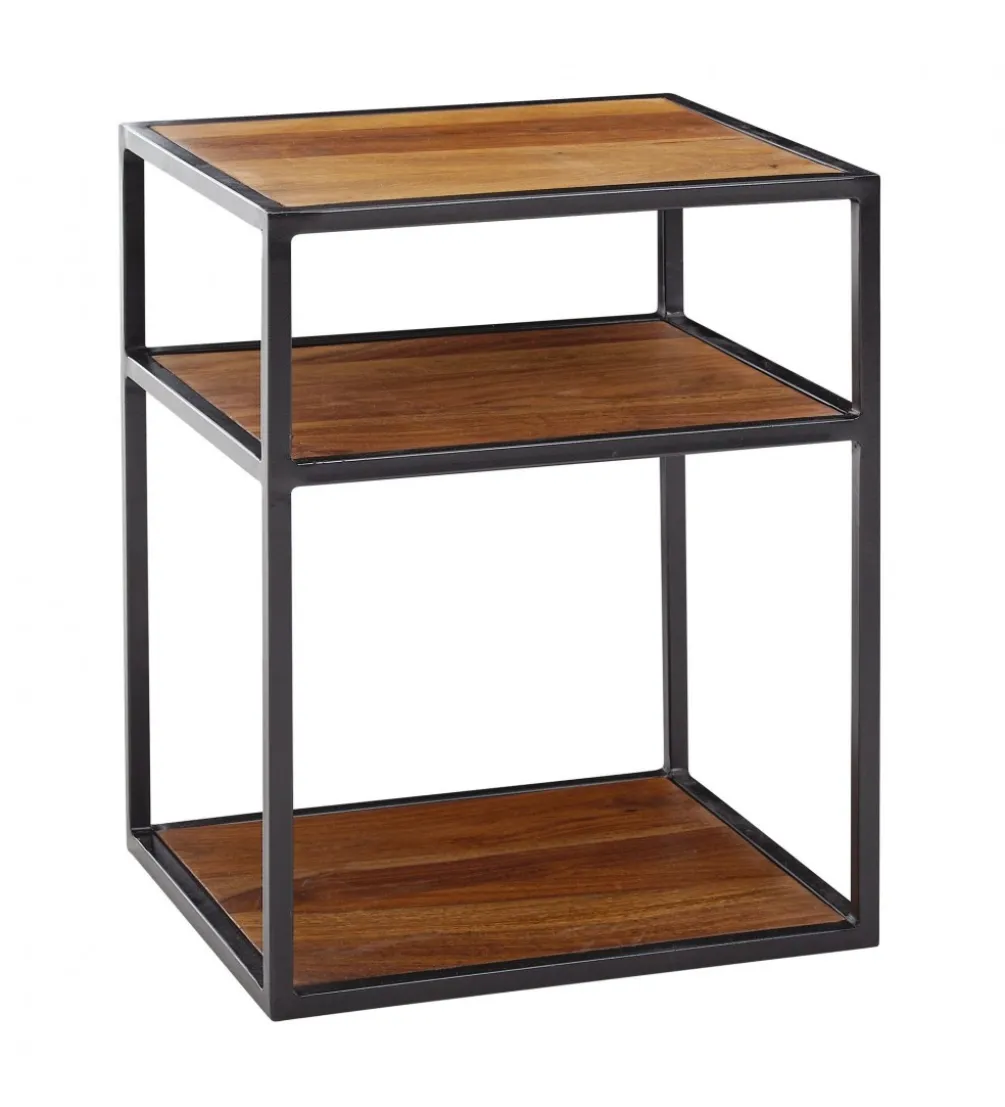 Szafka nocna BASTIA 40 cm drewno sheesham