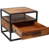 Szafka nocna CARBERA 50 cm drewno sheesham
