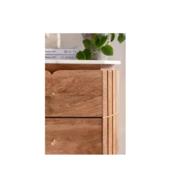 Szafka nocna GRACE 50 cm drewno mango