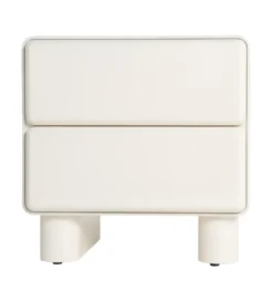 Szafka nocna LACQUER 56 cm kremowa