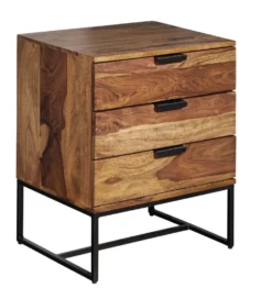 Szafka nocna LORENTE 50 cm drewno sheesham