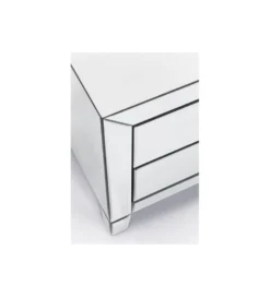 Szafka nocna LUXURY 49 cm transparentny