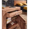Szafka nocna MUMBAI 50 cm drewno akacja