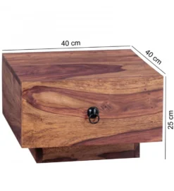 Szafka nocna MUMBAI 40 cm drewno sheesham