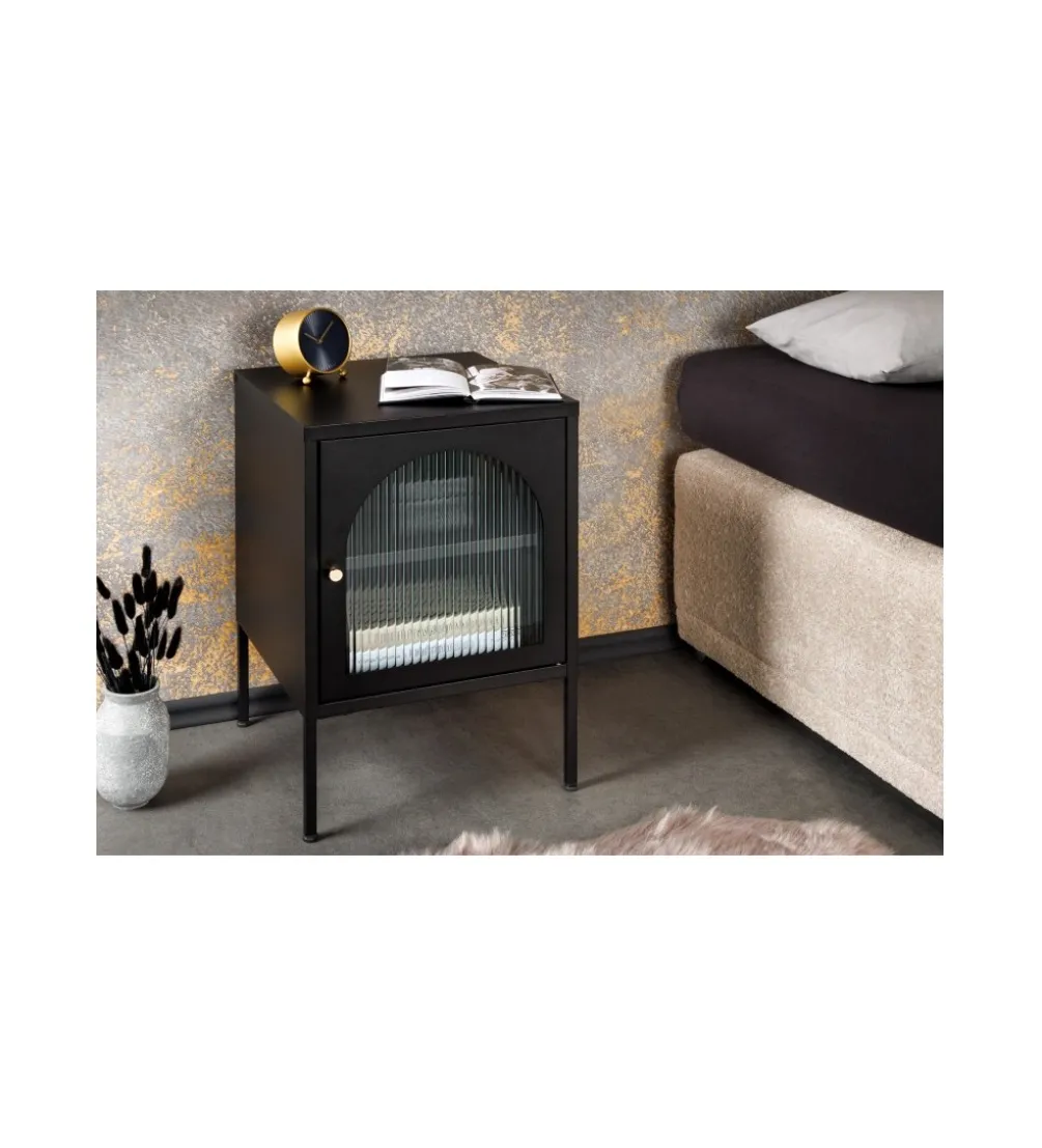 Szafka nocna OLIMPIA III 40 cm czarna