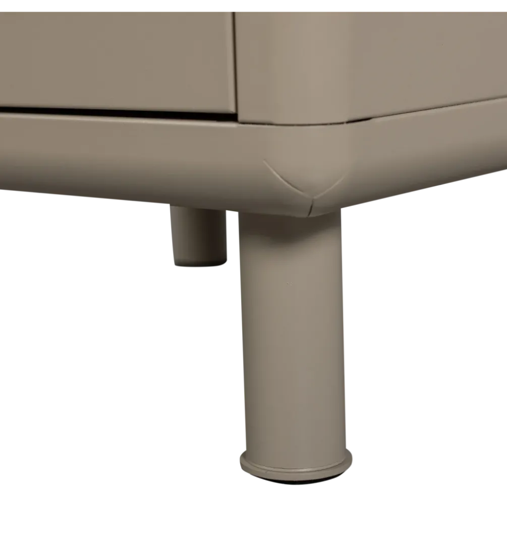 Szafka nocna RUNE 42 cm szara