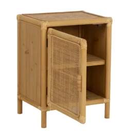 Szafka nocna SIZA 46 cm ratan naturalna