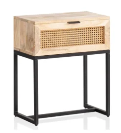 Szafka nocna ZOVI 50 cm drewno mango