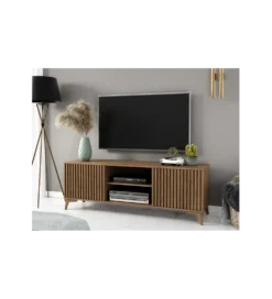 Szafka RTV ENTSIAN 150 cm w optyce dąb artisan