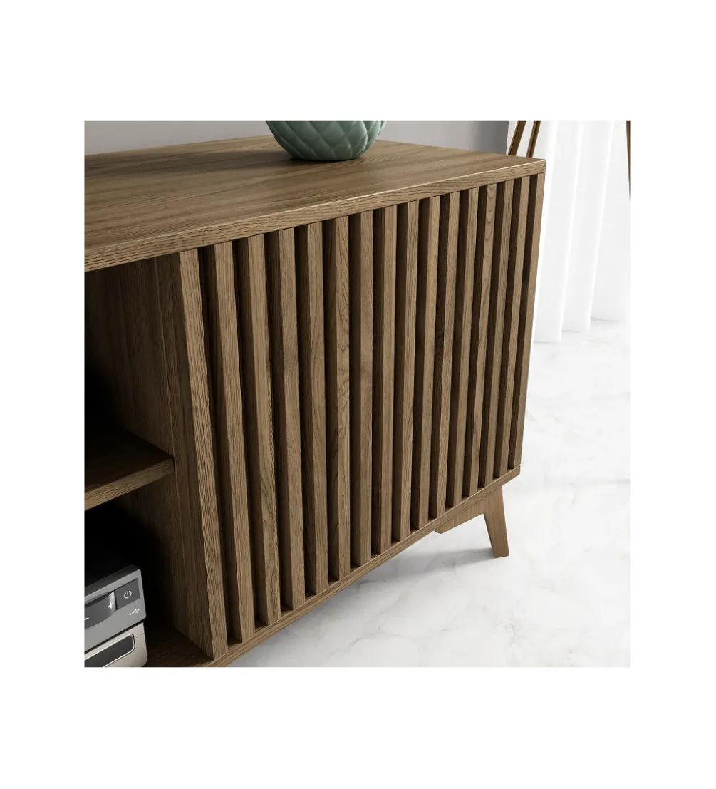Szafka RTV ENTSIAN 150 cm w optyce dąb artisan