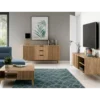 Szafka RTV wisząca ENTSIAN 150 cm w optyce dąb artisan