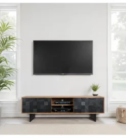Szafka RTV WOHNLING 150 cm drewno akacja