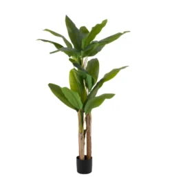 Sztuczny kwiat BANANA 190 CM zielony