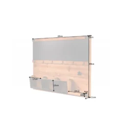 Tablica ścienna RETAGIO 80 cm drewno jodła
