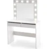Toaletka HOLLYWOOD 94 cm biała z oświetleniem LED